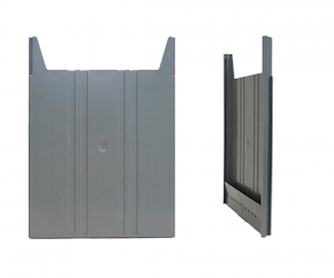 ESC - Isolean A4     Escaninho  porta documento plástico  Gris Isoflex