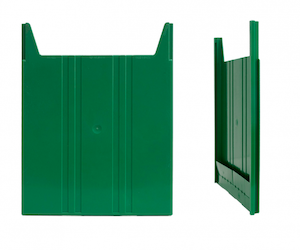 ESC - Isolean A4     Escaninho  porta documento plástico Verde Isoflex