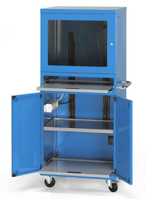 Armario Porta PC 717x635x1560 con ruedas SC