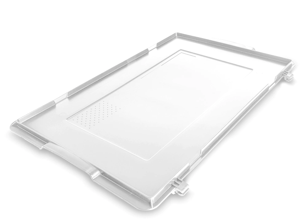 Tapa para contenedor Athena con bisagra TP6400 blanca 00