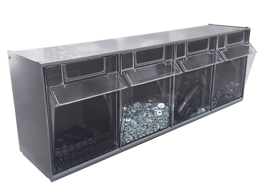 Contenedor Practibox 4 gavetas basculantes 600 x174 x206 h mm FPG25710101 