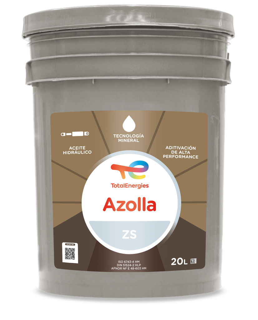 Aceite Hidráulico AZOLLA ZS 46  20LP TOTAL