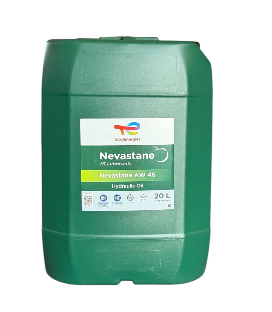 Aceite grado alimenticio NEVASTANE AW 46 20L TOTAL