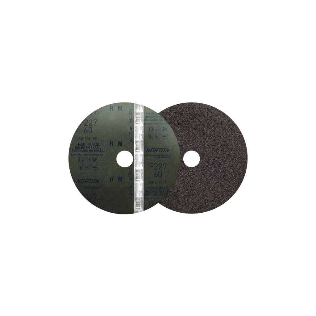 Lija - Disco 115x22 Cami 60 Discos de Fibra F224/F227/F212/F247   Óxido de Aluminio 