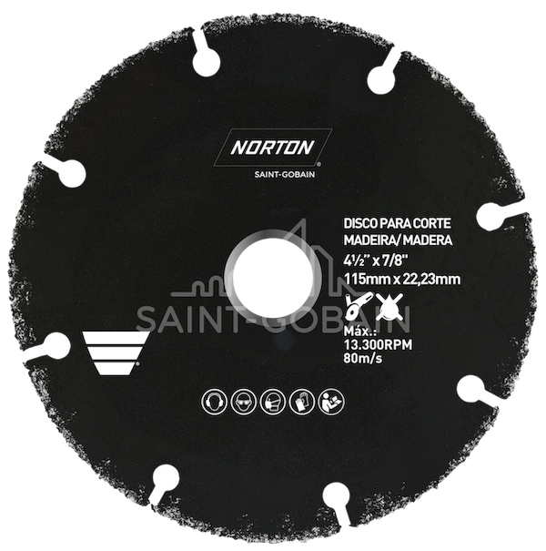 Disco para Madera 115 x 22,2  Madera Corte de Madera - Amoladora