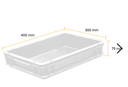 Contenedor Athena 4308A 00 blanca apta p/ alimentos SC
