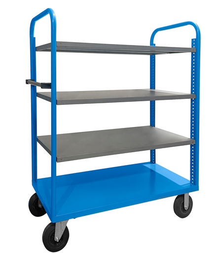[FCHP20505    04] Carro Móvil  industrial SC 1425x625x1590 c/ 3 PlanoRAL 5012