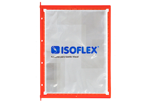 [A4 PIA4r - LR Naranja] Carpeta A4 Naranja PIA isoflex