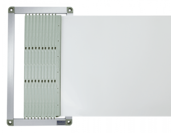 [Sap1-10 amarillo] Kit 10 Carpetas A4 con soporte aluminio Isoflex