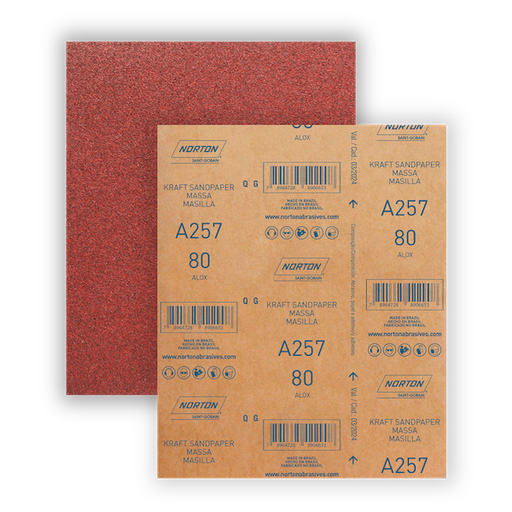 [78072743117] Lija - Hoja 225 x 275 Cami 80 Óxido de Aluminio Paredes, masillas y maderas en general A257