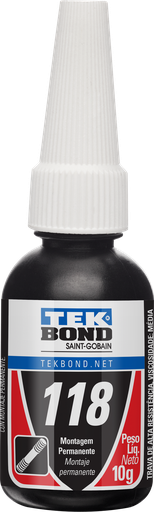 [69957326799] Traba Roscas   326799 118  Cont (gr)  10  Frasco  Rojo TEKBOND
