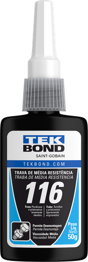 [69957326796] Traba Roscas   326796 116  Cont (gr)  50  Frasco  Azul TEKBOND
