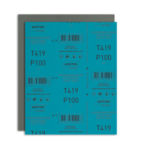 [69957365867] Lija - Hoja 230x280 Fepa 100 Al Agua - T419 Carburo de Silicio Masilla, primer 